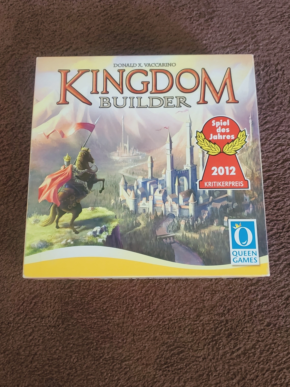 Kingdom Builder Family Strategy Board Game Donald Viccarino